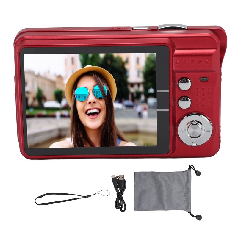 4K Digital Camera 48MP HD 2.7 Inch Screen 8X Zoom