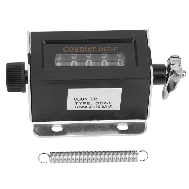 Akozon Manual Counting D67-F 5 Digit Numbers Counter Mechanical Resettable