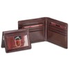 Mancini Equestrian2 Top Grain Leather RFID Secure Billfold with Removable