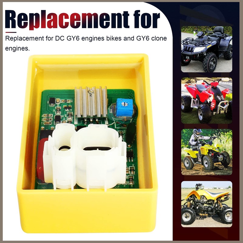QAZAKY Adjustable High Performance Racing 6 Pin DC CDI Box