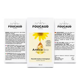 FOUCAUD - Arnica Macerate - Arnica Montana - Organic - 100% Naturally Protective - Healing Before / After Sports - Reduces Blue Flowers - Renewing - 50 ml - French Brand since 1946