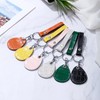 Temvue Access Card Holder RFID Key Fob Bag Leather Airtag