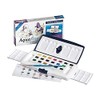 Daler-Rowney Aquafine 20 Half Pan Slider Set, Vibrant Watercolour Colours,