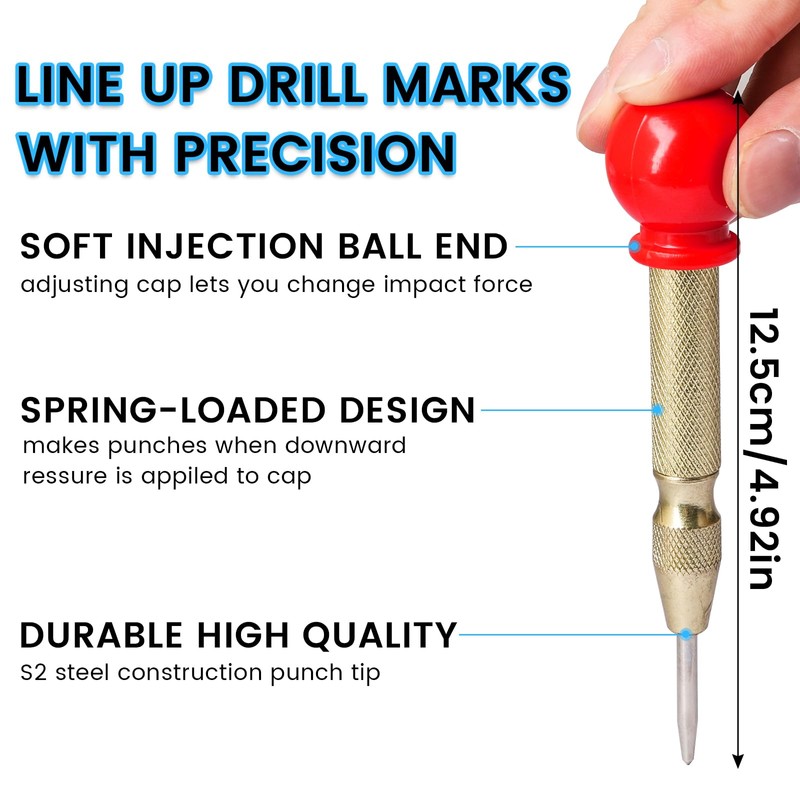 Hakkin 3pcs M35 Cobalt Step Drill Bit for Metal 1/8"-7/8"(34