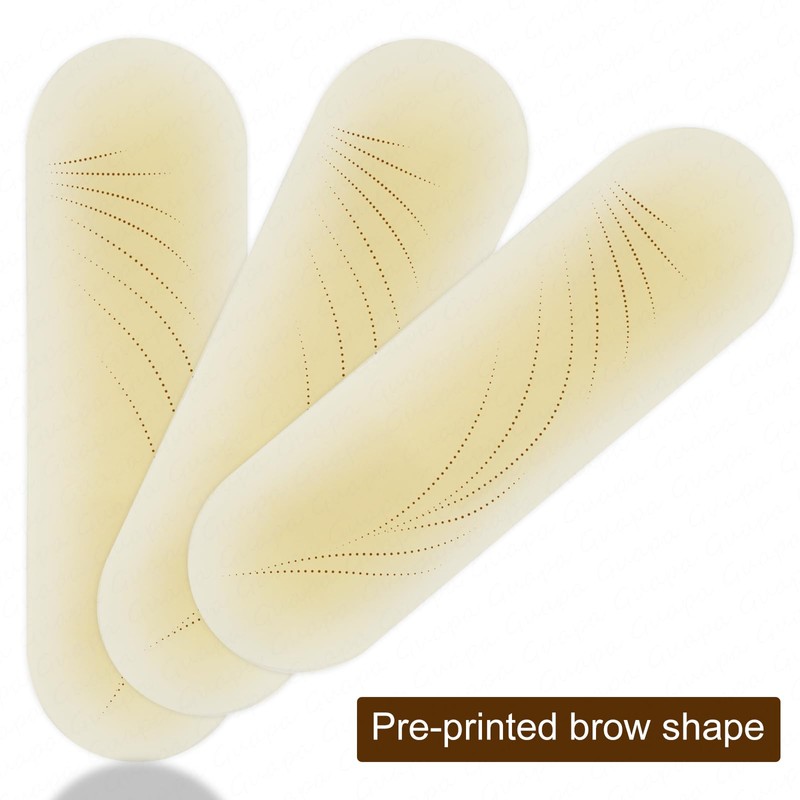 Guapa Individually Packed Transfer Eyebrow Stencils – Easy Mapping for