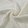 Joydeco Chunky Cable Knit Throw Blanket, Lightweight 100% Cotton Soft