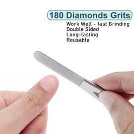 VOGARB 3pcs Glass Nail File and 2pcs Metal Nail Files Set for Natural Nails,3.6'' Pocket Size Manicure Pedicure Grooming for Finger & Toe Nail Care(5pcs Set)