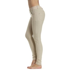 Prolific Health Women's Jean Look Jeggings Tights Slimming Many Colors Spandex Leggings Pants (XXX-Large, Champagne)