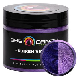 Eye Candy Premium Mica Powder Pigment “Suiren Violet” (50g) Multipurpose DIY Arts and Crafts Additive | Woodworking, Epoxy, Resin, Paint, Soap, Bath Bombs, Nail Polish (Suiren Violet, 50G)
