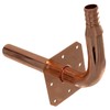 XFITTING 1/2 in Pex Stub Out Elbow with Flange, 3-1/2