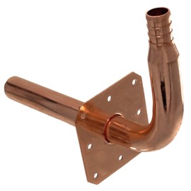 XFITTING 1/2 in Pex Stub Out Elbow with Flange, 3-1/2 in x 6 in, 5 Pieces