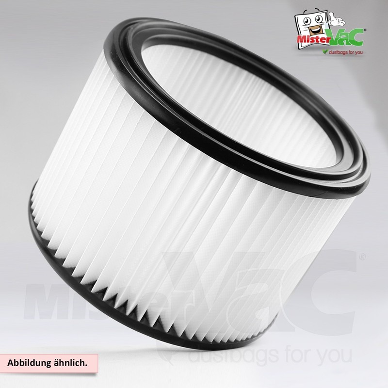 MisterVac Lamellar Filter Replacement Filter Compatible with Bosch GAS 20