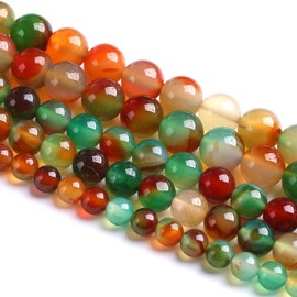 10MM 36PCS Natural Peacock Agate Stone Spacer Loose Beads for Jewelry Making DIY Bracelet Necklace 1 Strand 15’’