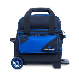 Brunswick Zone Single Roller Bowling Bag (Blue)