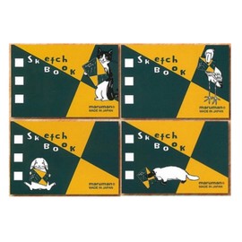 Maruman Mini Mini Sketch Book x 4 Types Set, Full Comp Toy