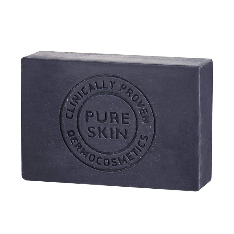 Pure Skin Black Charcoal Soap Detox Removes Blackheads Acne Oiliness