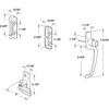 Prime-Line K 50827 Storm and Screen Door Push Button Handle
