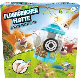 Goliath Flying squirrel fleet, children's game from 6 years, game for 2 or 3 players, board game that promotes hand-eye coordination