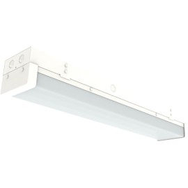 2FT LED Wraparound Stairwell Light, IP20, 10W(1250lm)/20W(2500lm) Selectable, 5000K, 100-277V, Flush Mount Commercial LED Wrap Shop Ceiling Light Fixture for Warehouse, Carport, FCC Listed