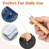 STSTR Easy Button Hook, Steel Button Helper Tool for Elderly,