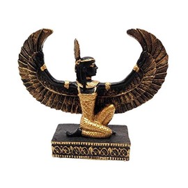 Gifts & Decor Egyptian Egypt Goddess of Justice MAAT Statue Small Doll House Miniature 3"