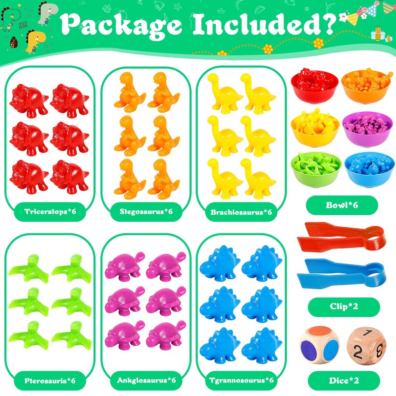 MOOING Learning Colours from 2-5 Years, 48 Pieces Montessori Maths