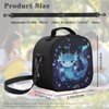 POLERO Axolotl Lunch Bag for Girls Cute Lunch Box Back