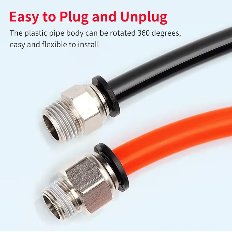 PC4-M10 Plug, PC4-M10 Connector, PC4-M10 Pneumatic Connector, PC4-M10 Pneumatic Connector,