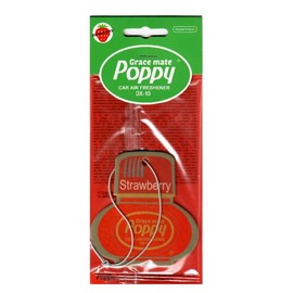 Poppy Grace Mate Classic Cardboard Car Airfreshener Strawberry Value Pack 10 Pieces
