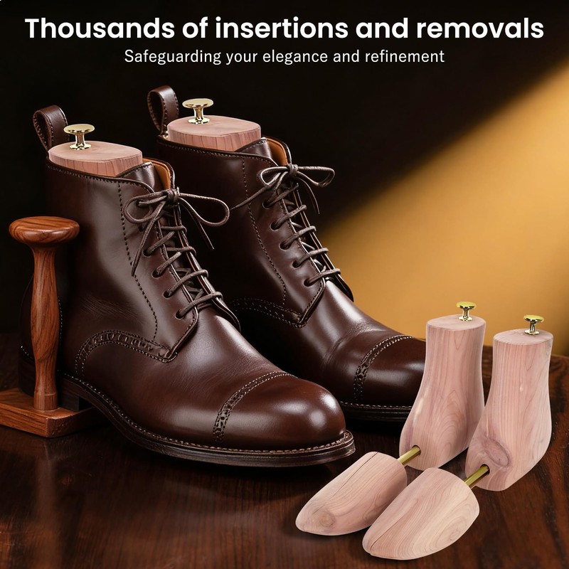 2 Pack Cedar Boot Tree for Man 11.5-12/Woman 13-13.5,The 2