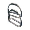 Korsteel Stainless Steel Two Bar Stirrup Irons, 4.5"