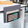ROLIZOE Desk Side Storage with 2 Hooks No Drill Under