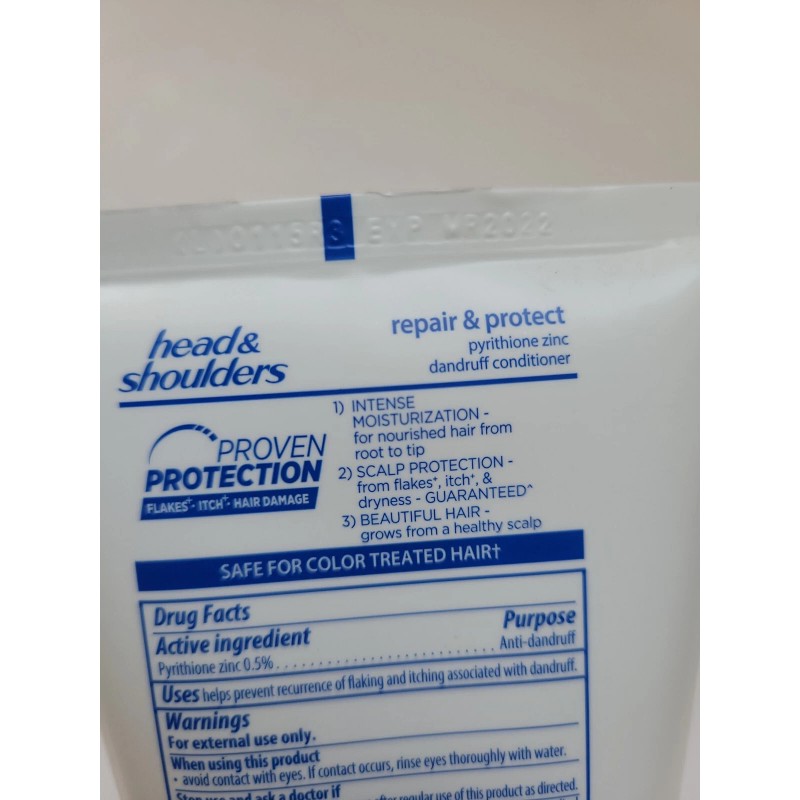 Head&Shoulders Hair Scalp Repair Protect Dandruff Conditioner Caffeine 10.6 floz