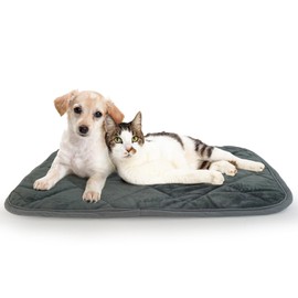 AUPETEK Self-Warming Cat Bed Indoor/Outdoor Super Soft Self Heating Pet Mat Washable Thermal Pad for Cat & Dog 29x19.6 inch