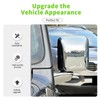SQQP Side Mirror Cover, Rearview Mirrors Decoration Trim Kit Fit