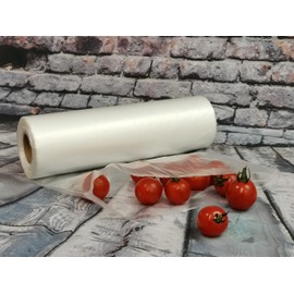 500 x HIGH Density 9"x 14" Clear Multi USE Food Storage Bags - POLYTHENE Counter Sacks (500, HD Polythene Bags)