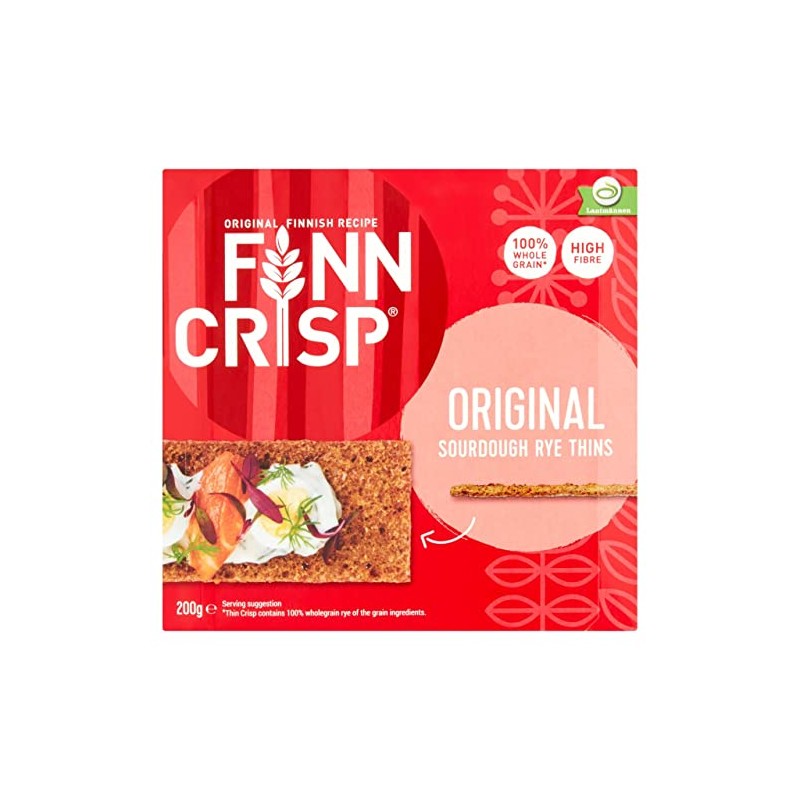 Finn Crisp Harvest Slims Rye Crisp Bread 200g