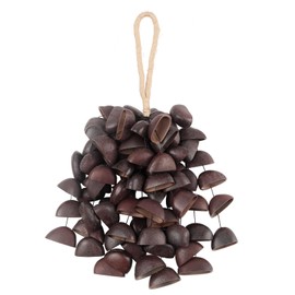 GOGHOST African Natural Cacho Seed Rattle Hand Percussion Gifts Peruvian Musical Instruments Accessories (Panji)