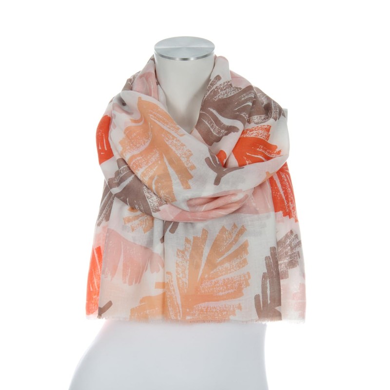 Majea 880037 Women's Scarf Head Scarf Scarf Women's Stole, Orange