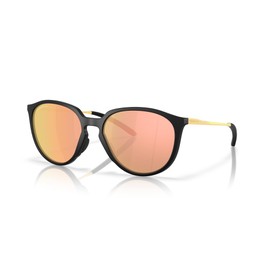 Oakley Women's OO9288 Sielo Round Sunglasses, Matte Ginger Tortoise/Prizm Brown Gradient, 57 mm
