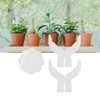 3Pcs DIY Flower Pot Shelf Mold Easy Demoulding Soft Good