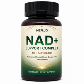 NAD+ Support Complex, NR + CoQ10 Blend with Resveratrol, 60 Caps