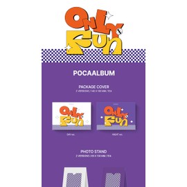 XODIAC ONLY Fun 1st Single Album POCA 2 Version SET Package+1ea Photo Stand+1p QR Card+1p PhotoCard+2ea Sticker+1ea User Guide+Tracking Sealed