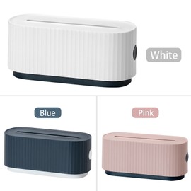 Cable Management Box with Phone Holder Lid Desk Wire Organizer Power Strips Protector Cord Hider Box Cord Organizer for Home Office Desktop