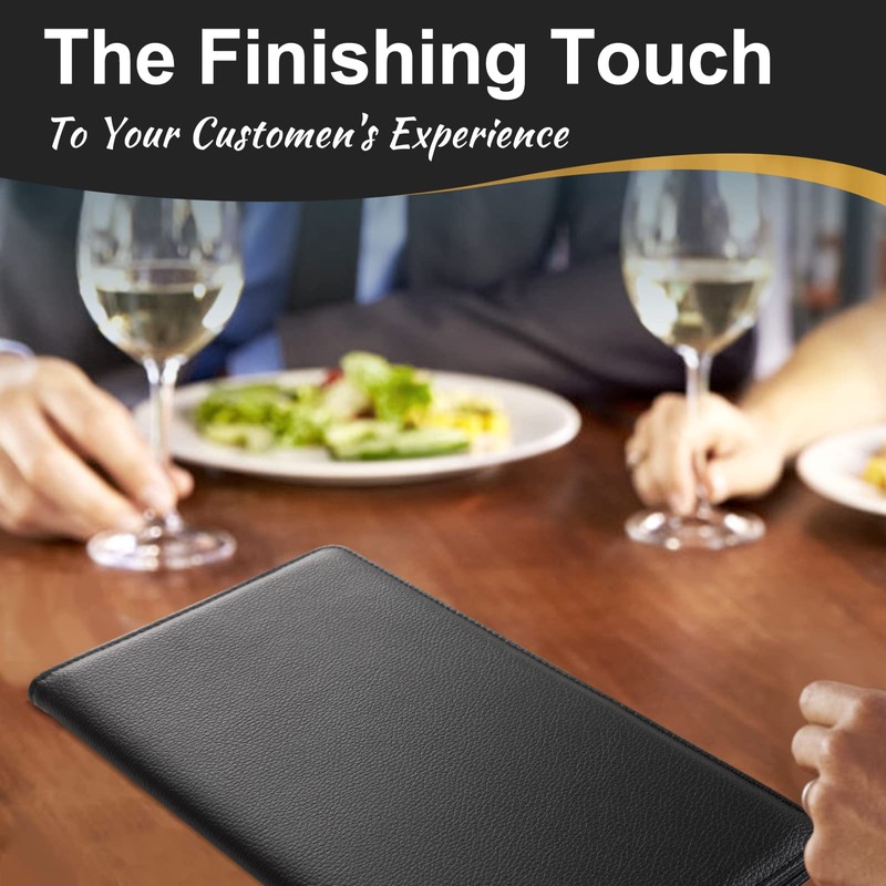 CoBak Restaurant Check Presenters, Guest Check Card Holder, Restaurant Bill