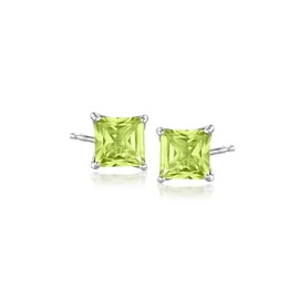 Ross-Simons 2.20 ct. t.w. Peridot Stud Earrings in Sterling Silver