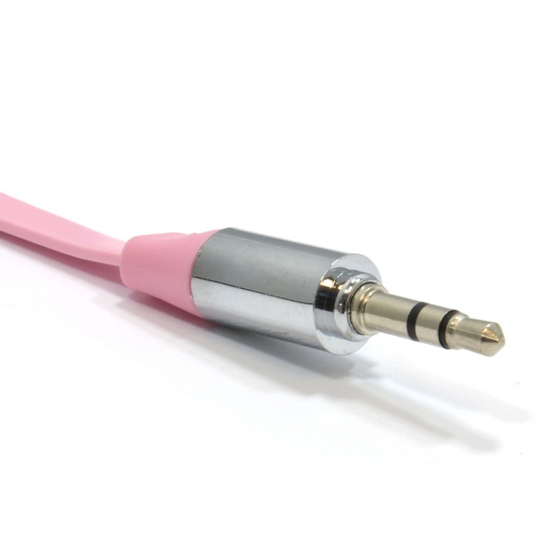 kenable FLAT 3.5mm Jack with METAL Plug Stereo Audio Cable