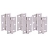 HANDLEZONE® Door Hinges 3 Pairs 76mm / 3 inch Ball
