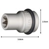 Tone 4ATX-E14 Torx Socket for Impact, 1/2-inch (12.7 mm) Drive: