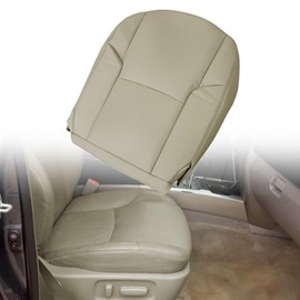 SecosAutoparts Driver Side Bottom Replacement Leather Seat Cover Tan Compatible with Toyota 4Runner Limited 2003 2004 2005 2006 2007 2008 2009